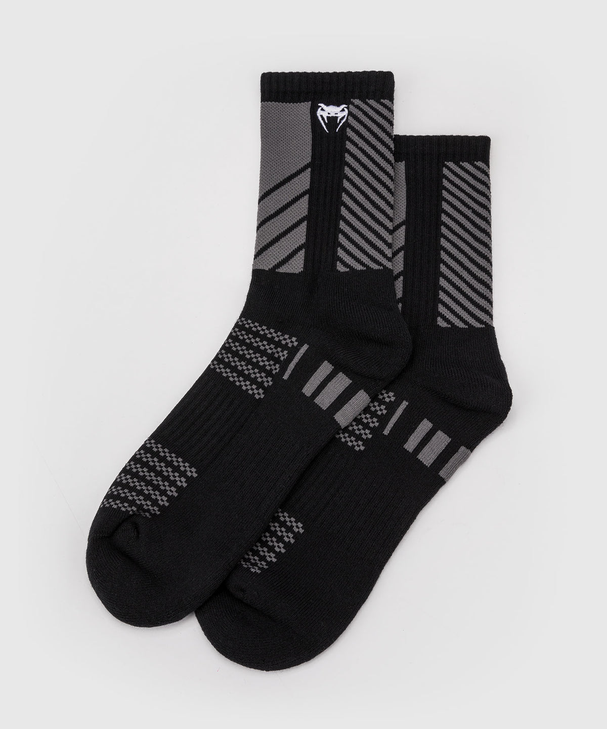 Venum Vector Crew Socks 3 Pack - Black/Grey