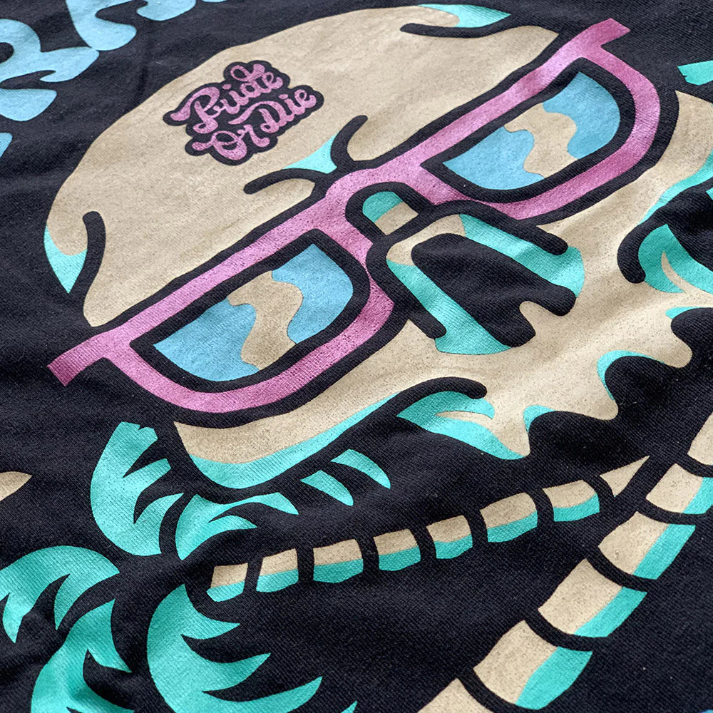 T-Shirt Pride Or Die No Training - Noir