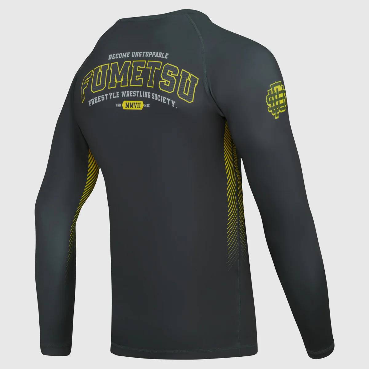 Fumetsu Varsity Long Sleeve Rashguard - Grey