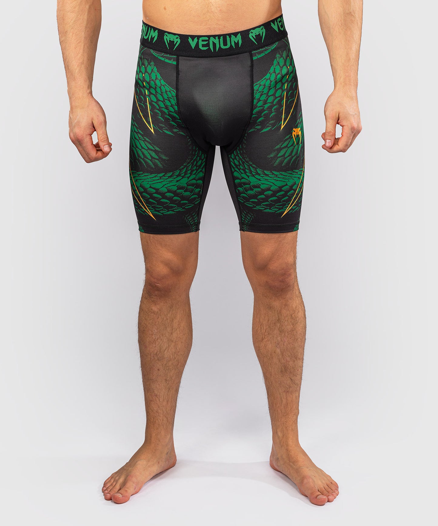 Venum Matupa Kompressionsshort - Schwarz/Grün/Gold