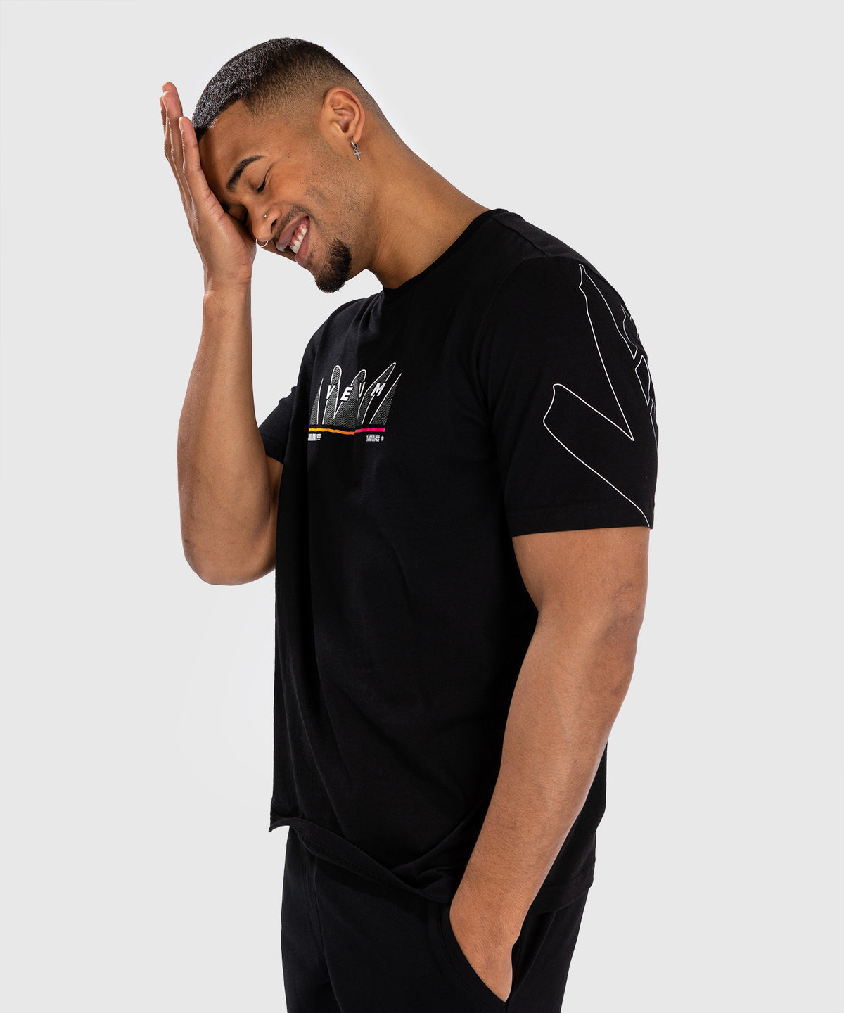 T-Shirt Venum Snake Print - Noir