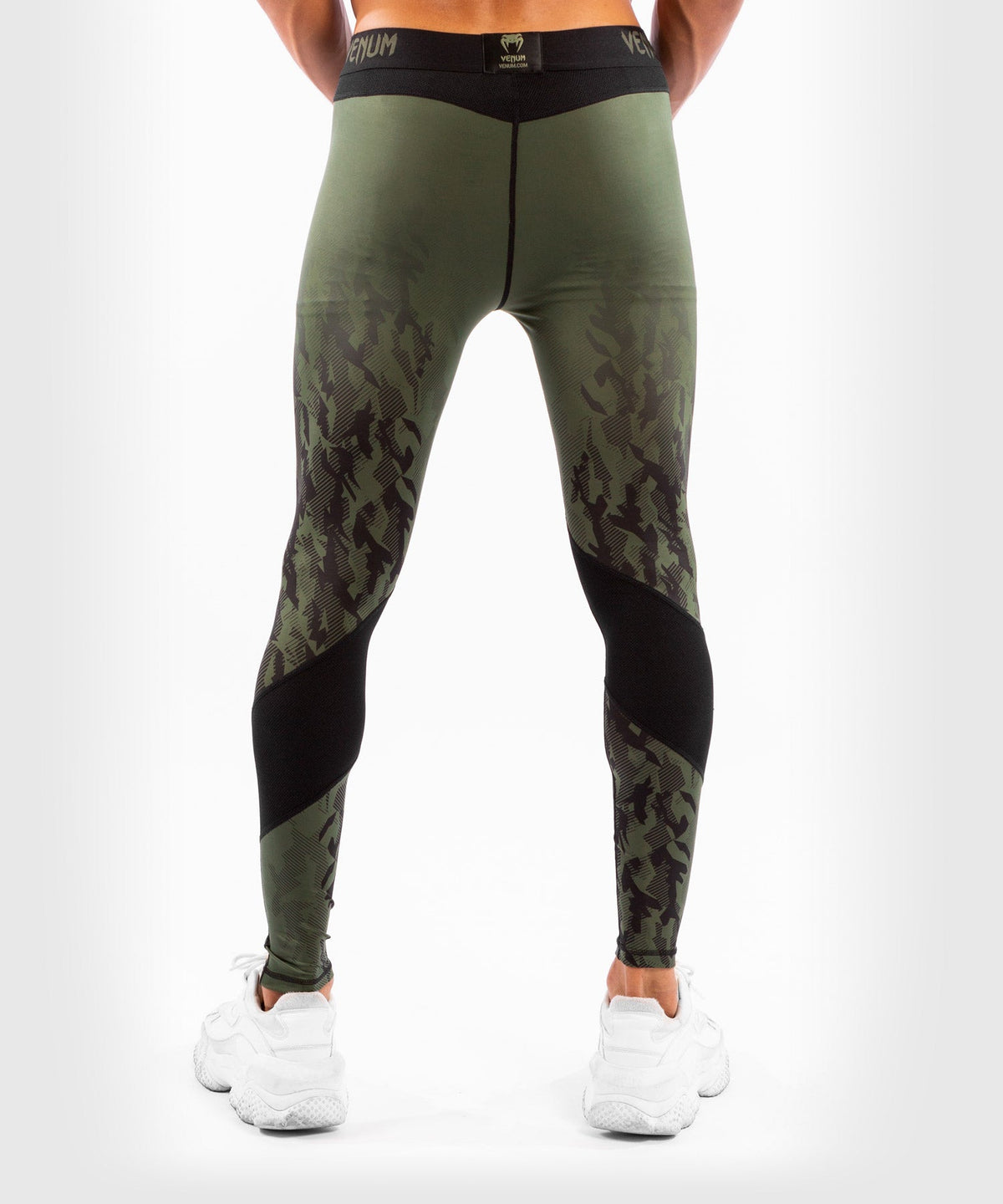 Men's UFC Compression Pants Venum Authentic Fight Week - Khaki