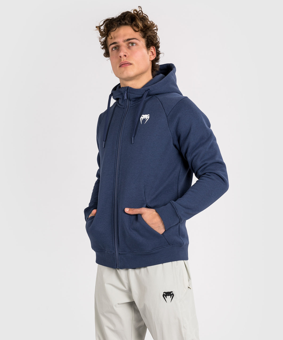 Venum Strikeland Kapuzenpullover mit Reißverschluss - Marineblau