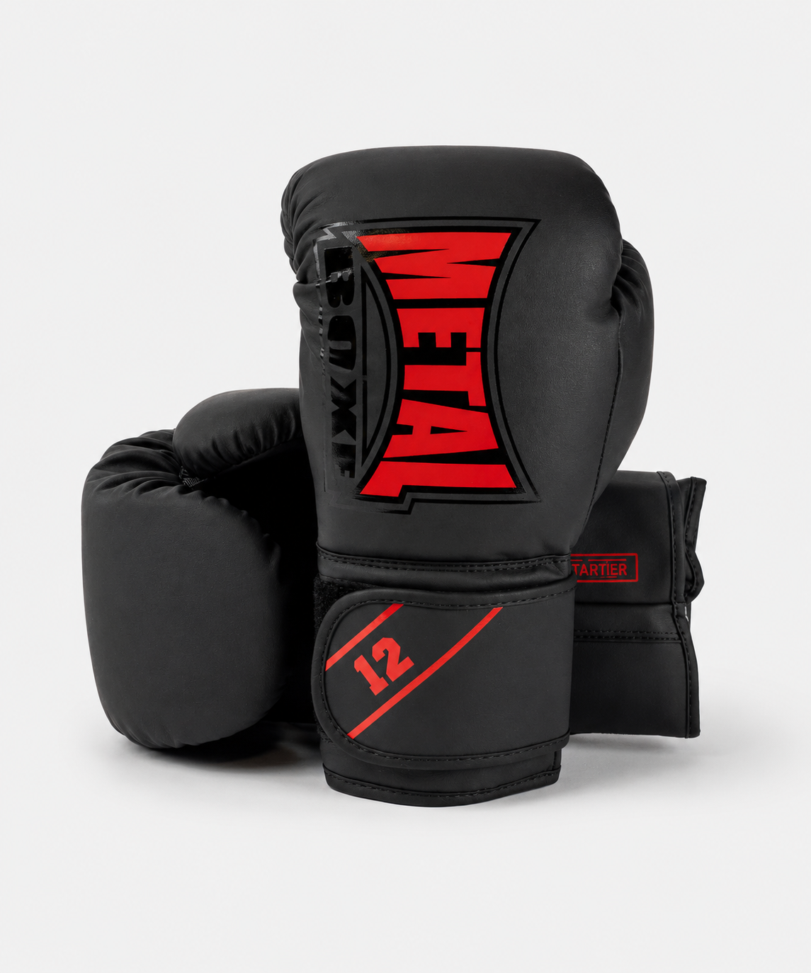 Metal Boxe Metal Starter Boxing Gloves - Black/Red