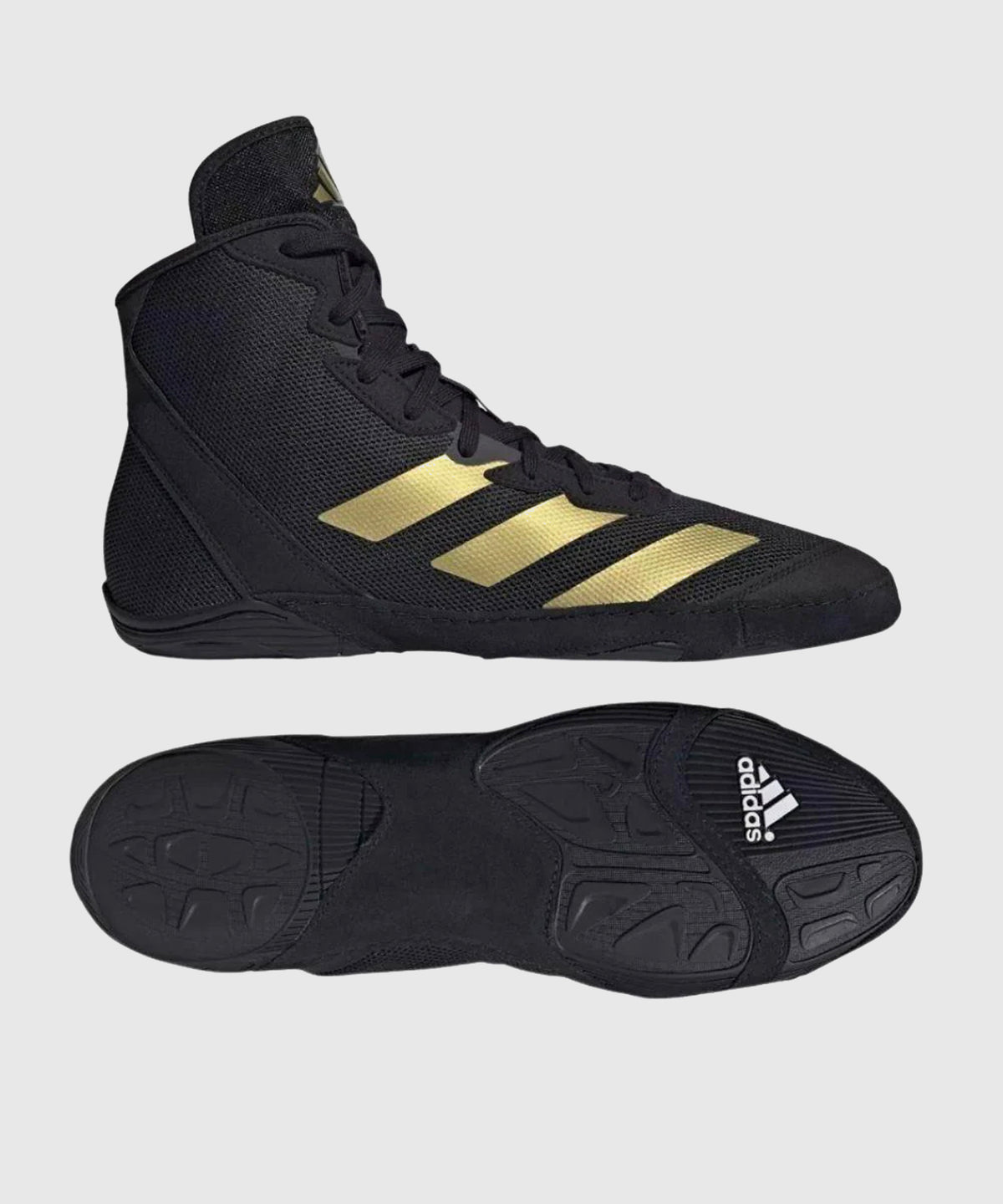 Chaussures de Lutte Adidas Adizero Mat Wizard 6 - Noir/Or
