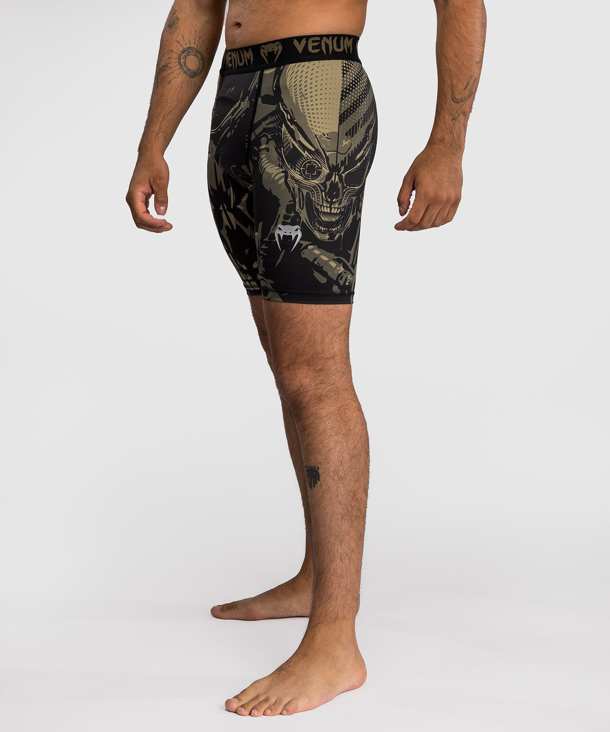 Short de compression Venum Invader - Noir/Sable
