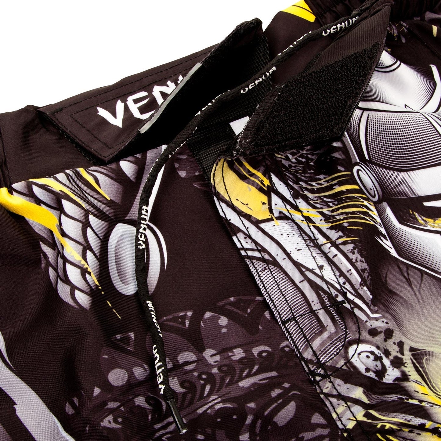 Venum Viking 2.0 short fightshorts - Black/Yellow