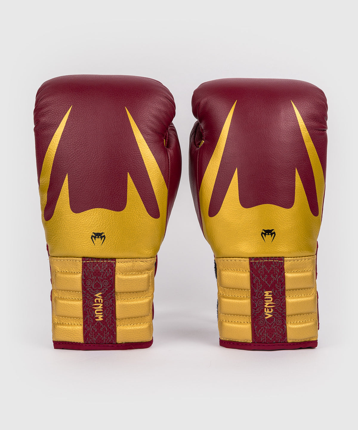 Venum Reverso Boxhandschuhe - Kirschrot/Gold