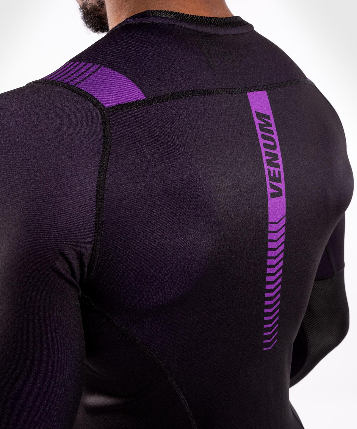 Venum NoGi 3.0 Rashguard - Long Sleeves - Black/Purple
