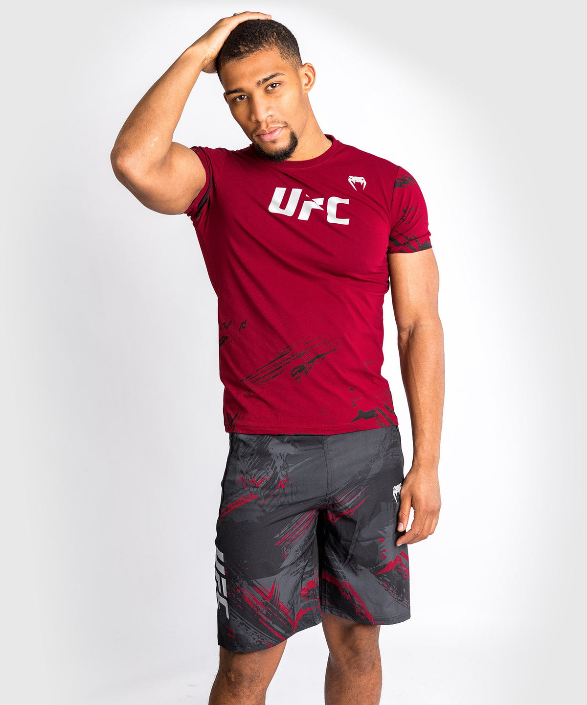 Venum Authentic Fight Week 2.0 UFC Training Shorts - Schwarz/Rot