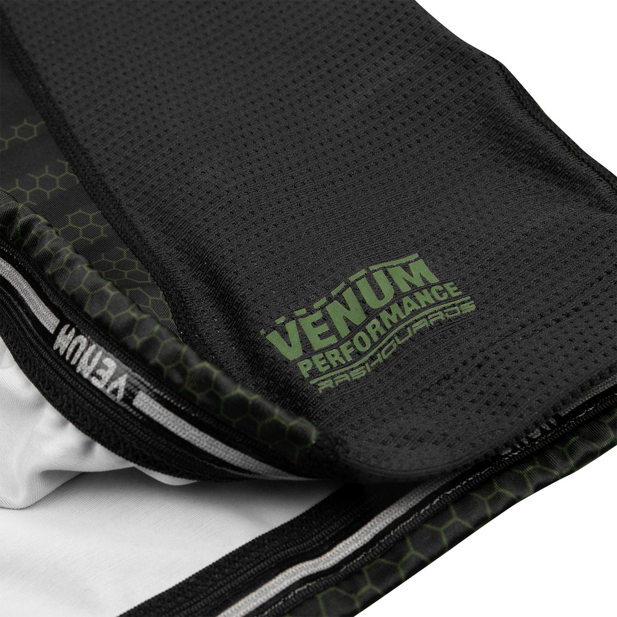 Venum Technical 2.0 Rashguard - Short Sleeves - Black/Khaki - Exclusive