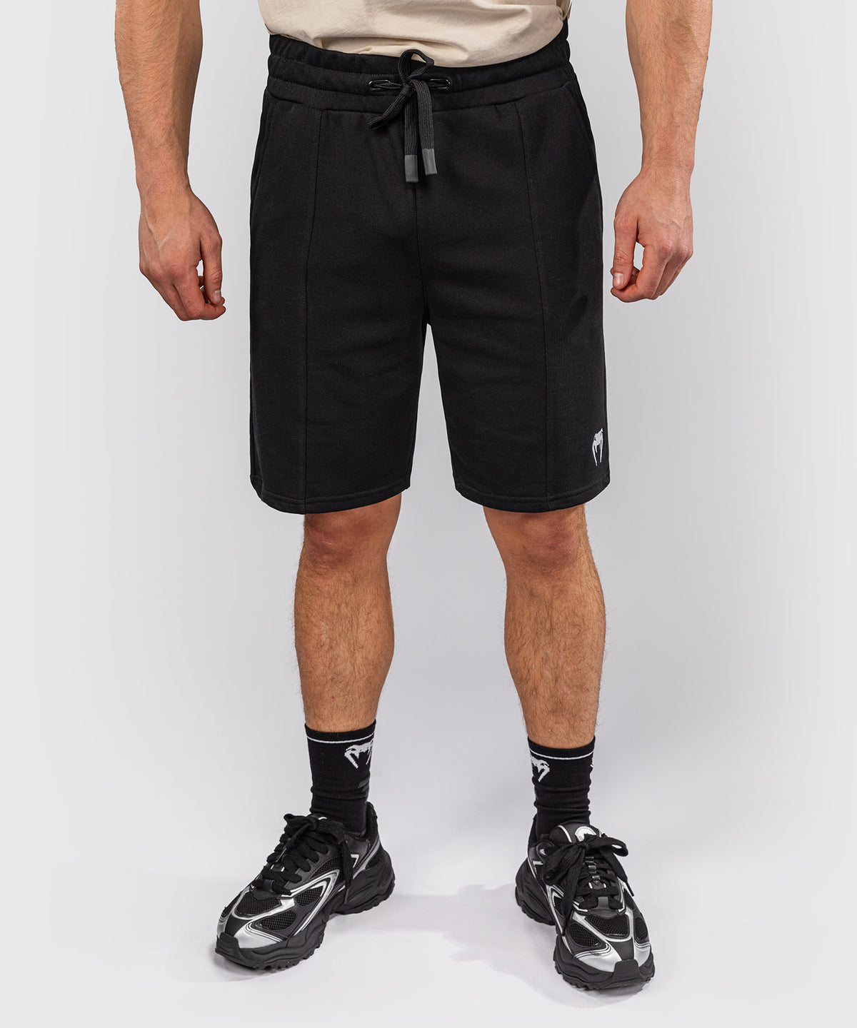 Venum Classic Fleece Shorts aus Baumwolle – Schwarz