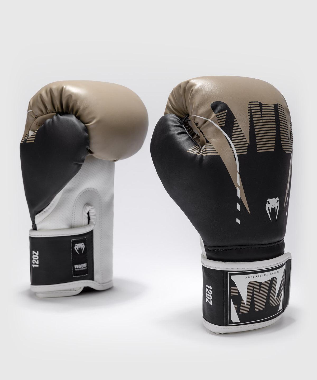 Venum Adrenaline Boxhandschuhe – Schwarz/Sand