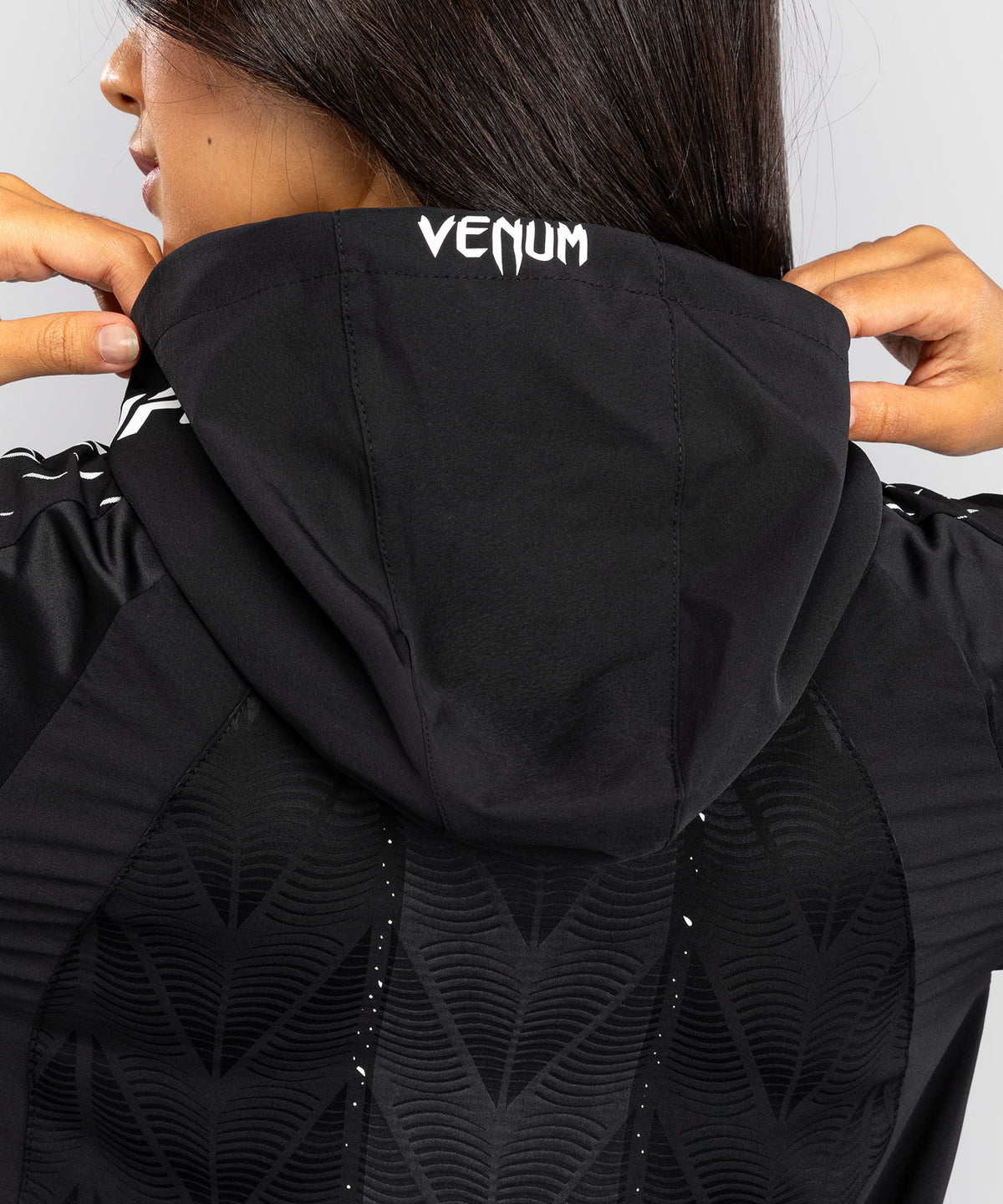 Sweat à capuche Walkout Femme UFC Zenith by Venum Authentic Fight Night - Noir