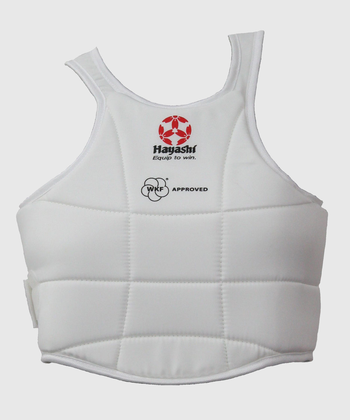 Hayashi Karate Chest Protector WKF Approved - White