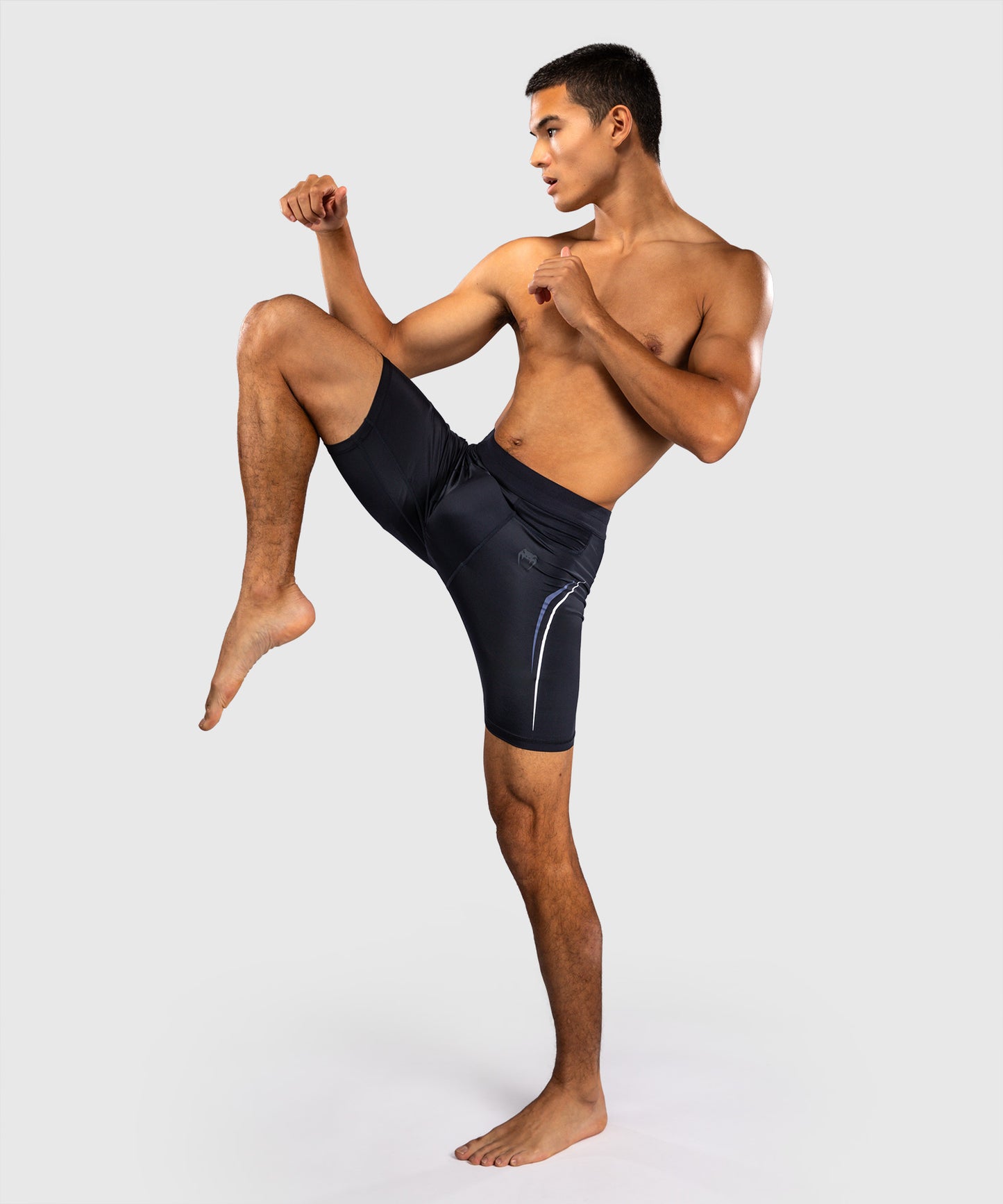 Short de Compression Venum G-Core - Bleu Marine/Blanc