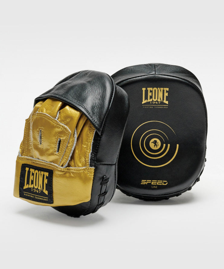 Leone Speed Line Mini Focus Mitts – Black/Gold