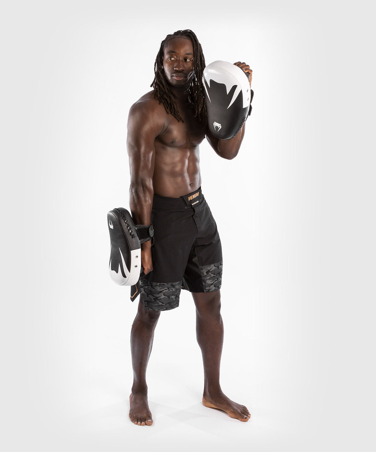 Venum Kick Boxing Gear 2.0 Mikrofaser Kleine Pfoten – Schwarz/Weiß