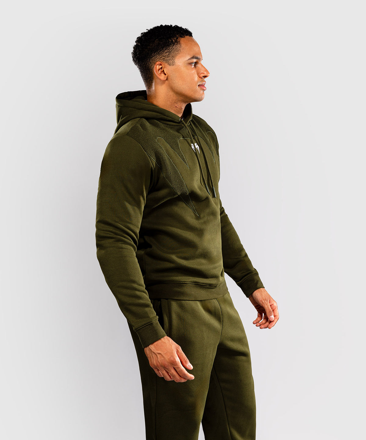 Venum Attack Fleece & Weave Hoodie - Khaki