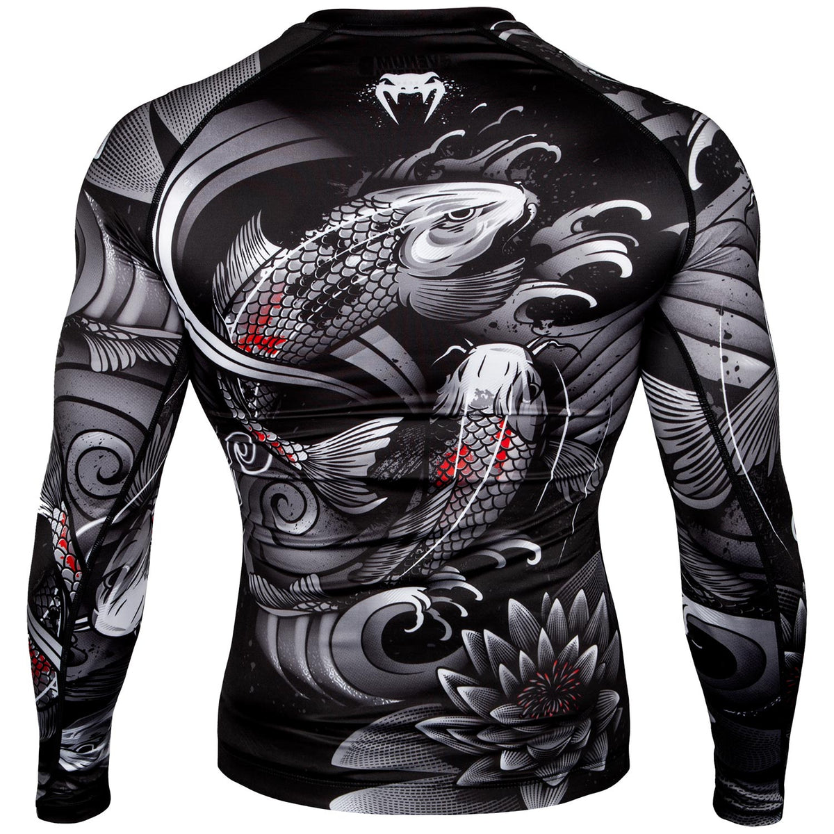 Venum Koi 2.0 Rashguard - Langarm - Schwarz/Weiß