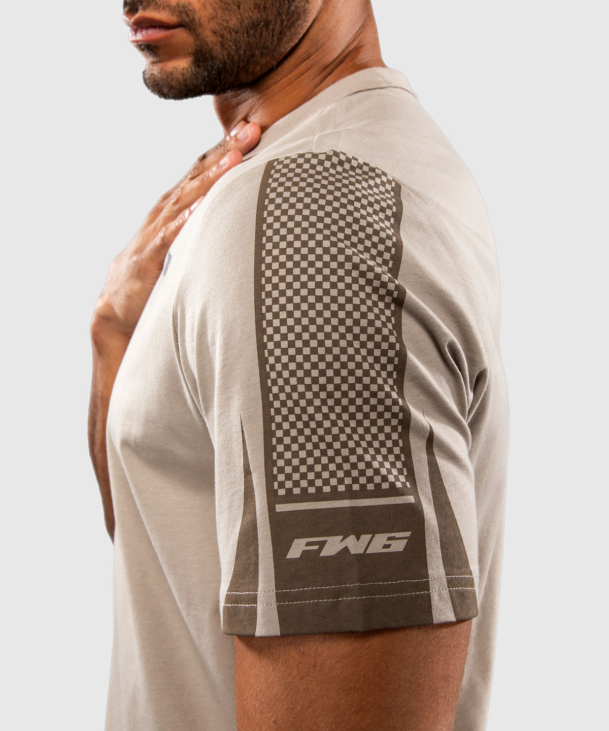 T-shirt à Manches Courtes pour Homme Venum UFC Unity by Venum Authentic Fight Week - Sable