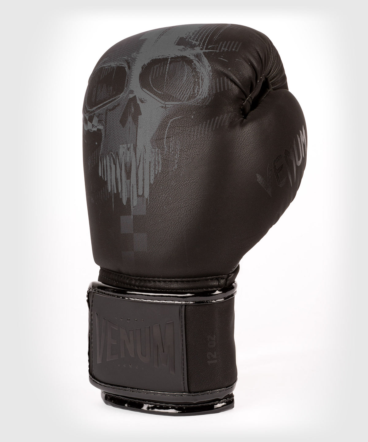 Venum Skull Boxing Gloves - Black/Black