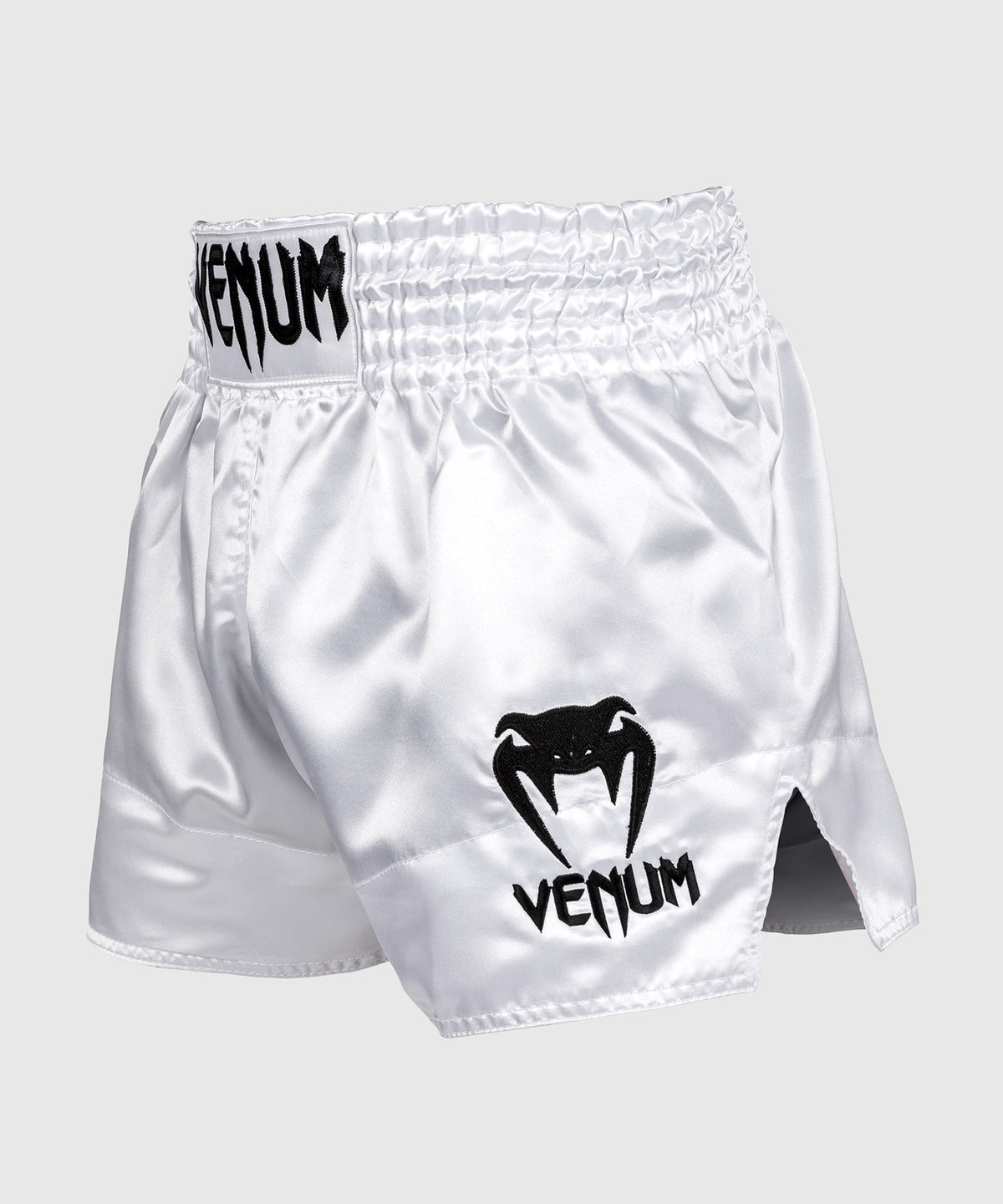 Short de Muay Thai Venum Classic - Blanc/Noir