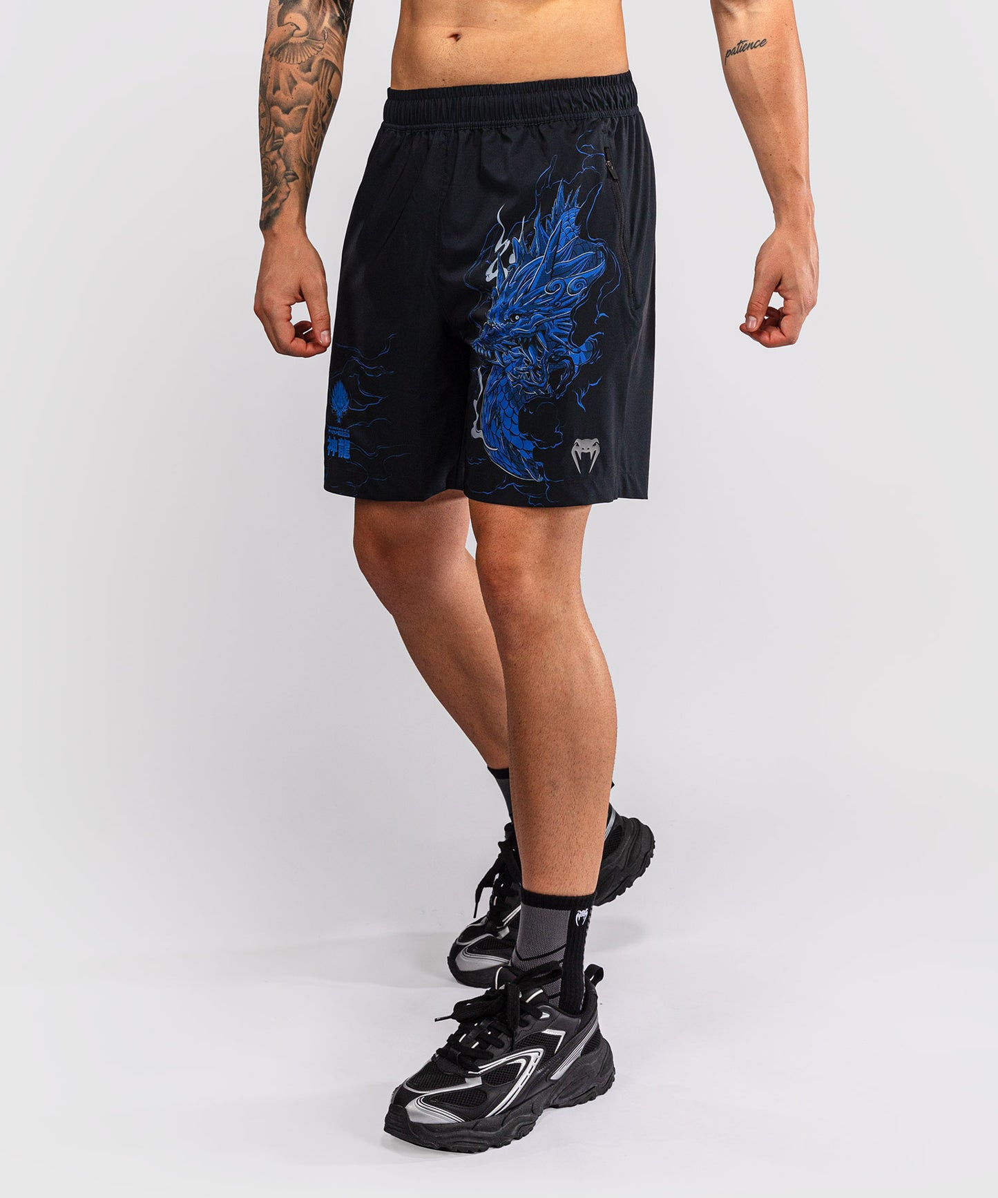 Venum Thunder Dragon Pantaloncini da Allenamento – Nero/Blu Reale