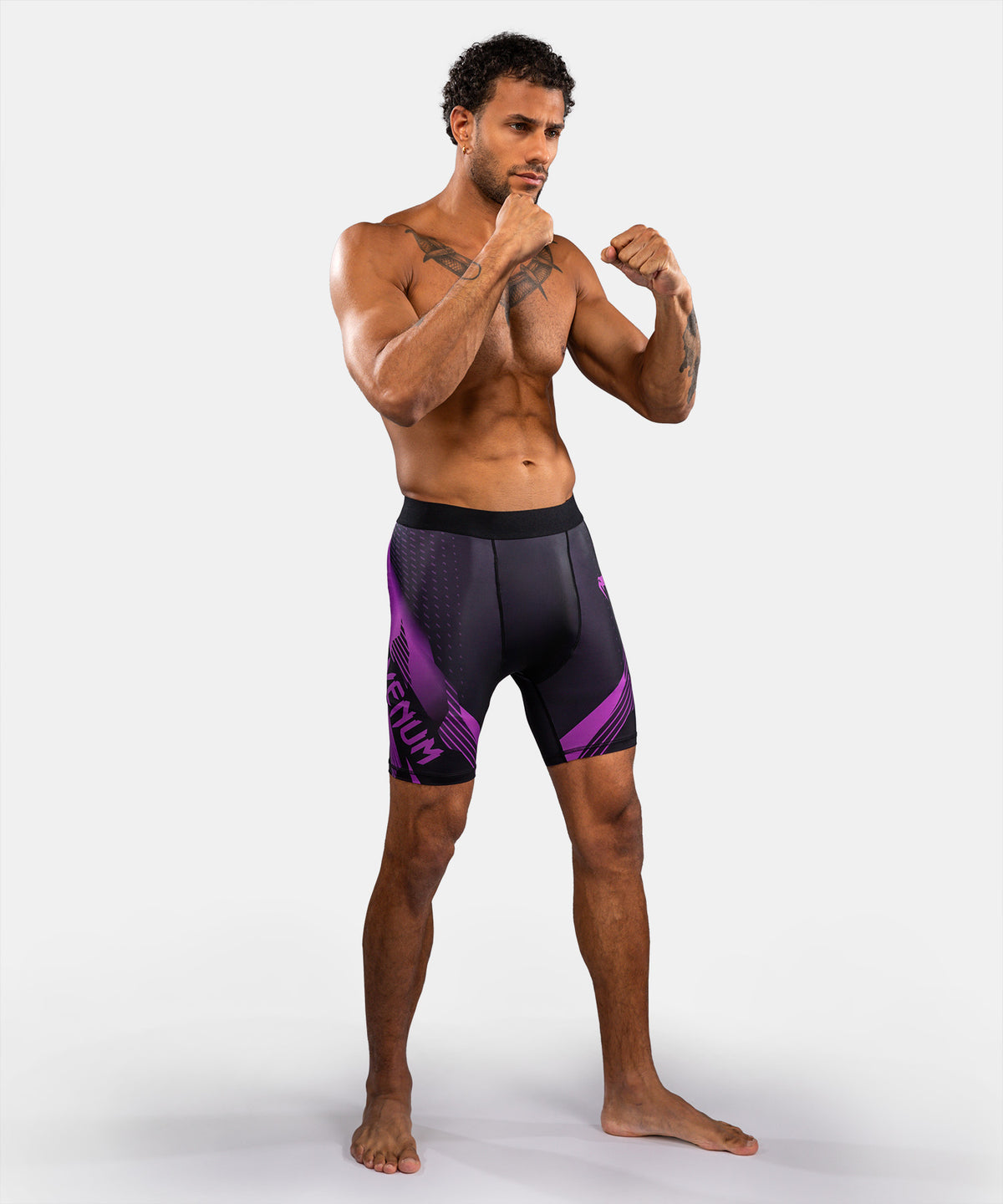 Short de Compression Venum No-Gi 6.0 - Noir/Violet