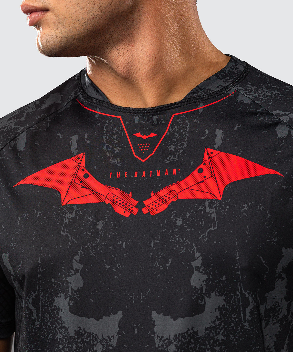 Venum x Batman T-shirt Dry-Tech - Nero/Grigio/Rosso