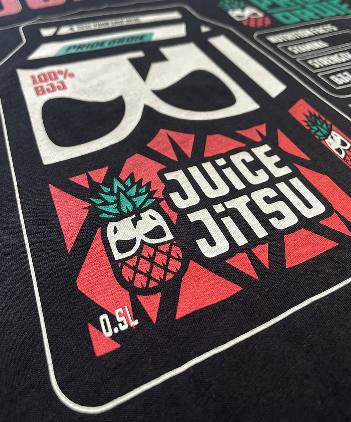 Pride Or Die Juice Jitsu Maglietta da Allenamento - Nero