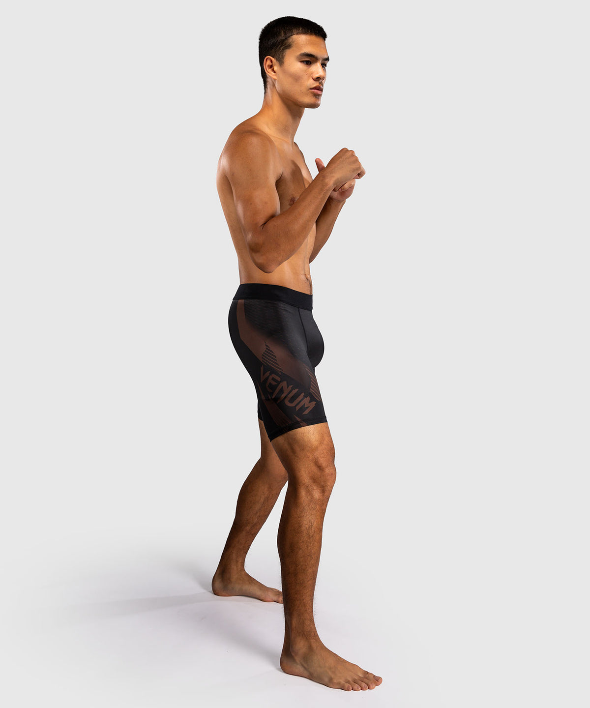 Short de Compression Venum No-Gi 6.0 - Noir/Marron