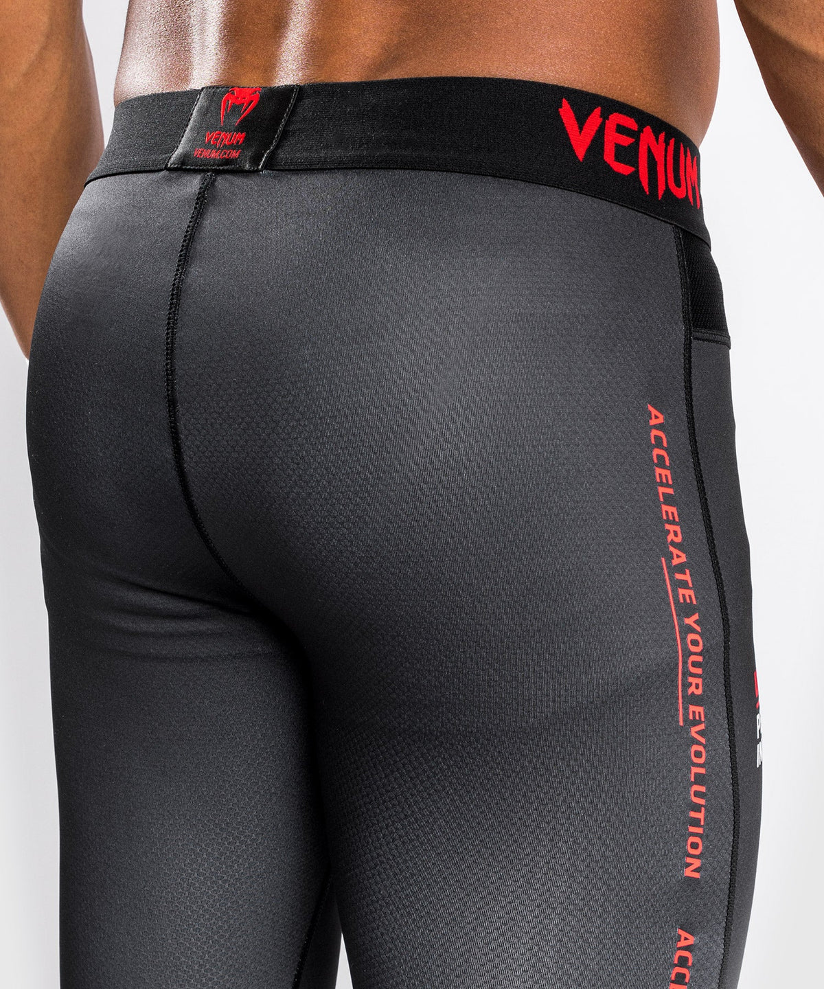 Venum Performance Institute UFC Compression Pants - Black/Red