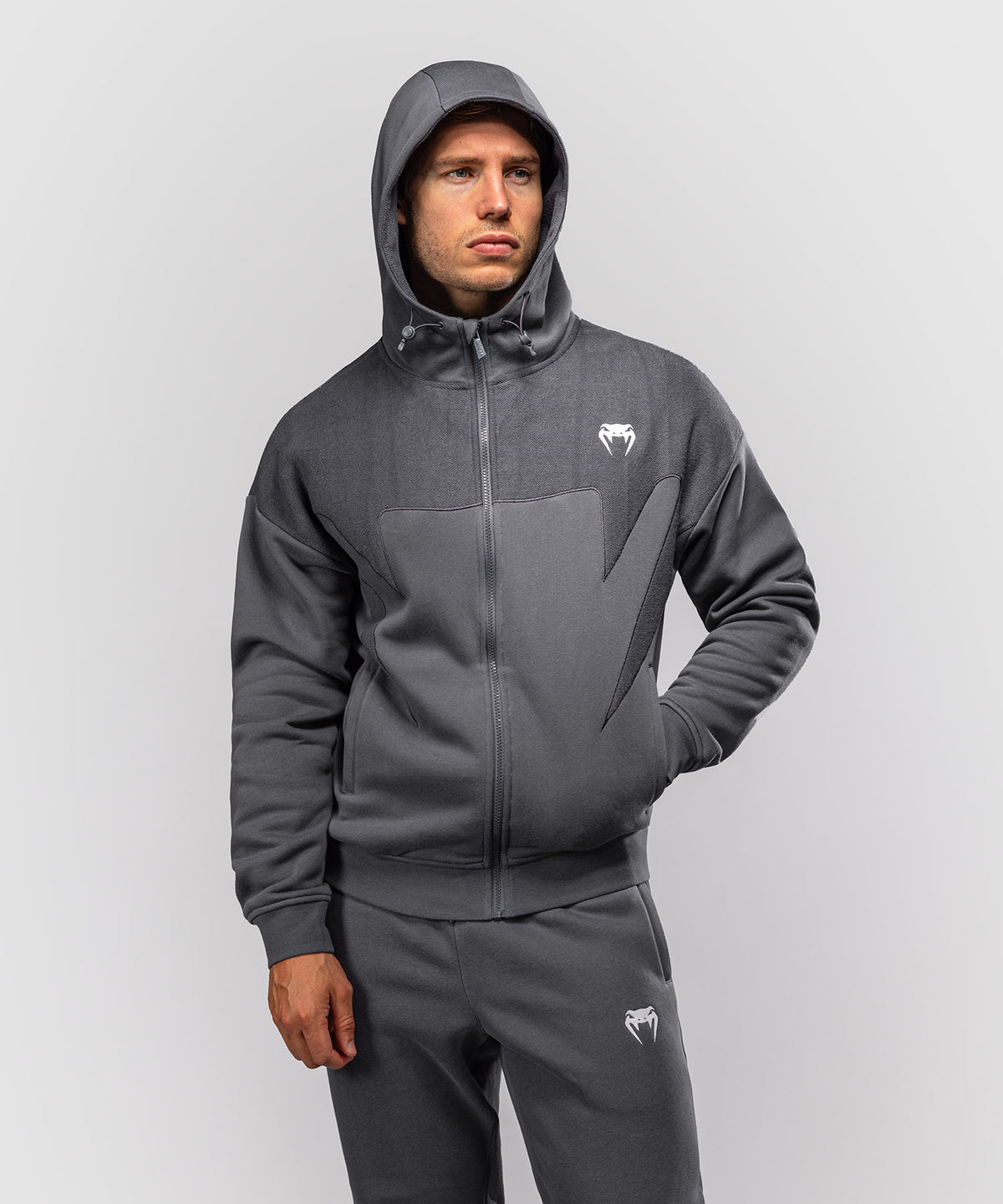 Venum Attack Fleece & Weave Trainingsjacke - Grau