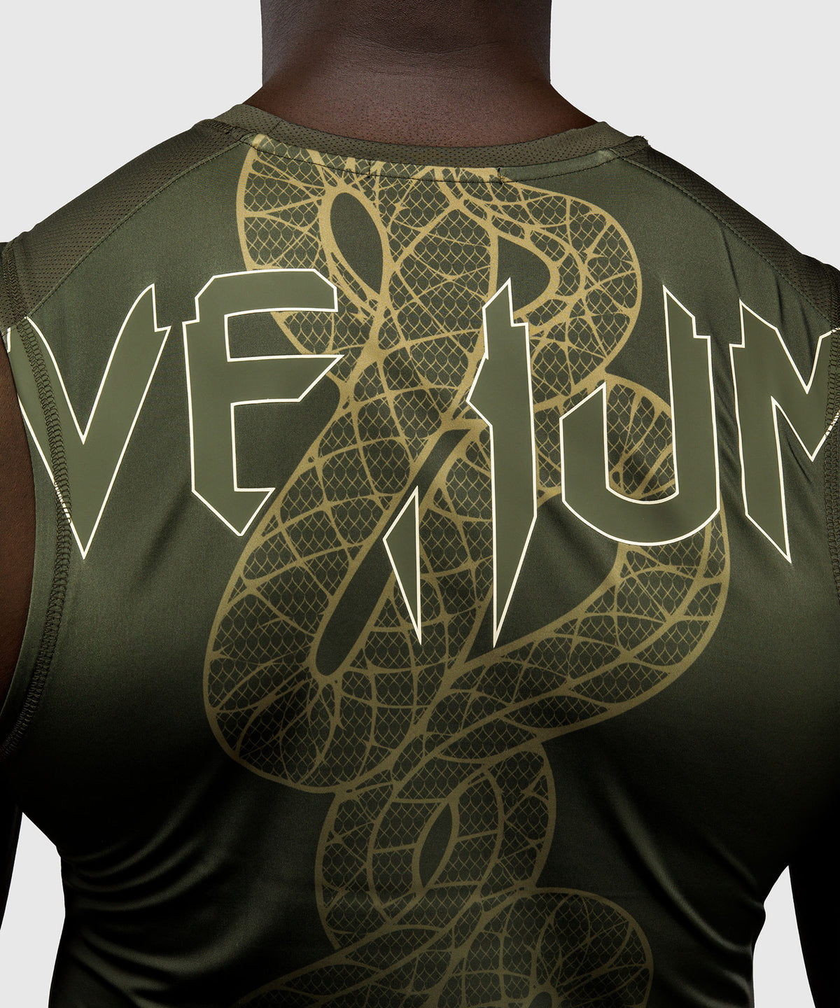 Venum Serpenti Rashguard Sin Mangas – Caqui/Bronce/Marfil