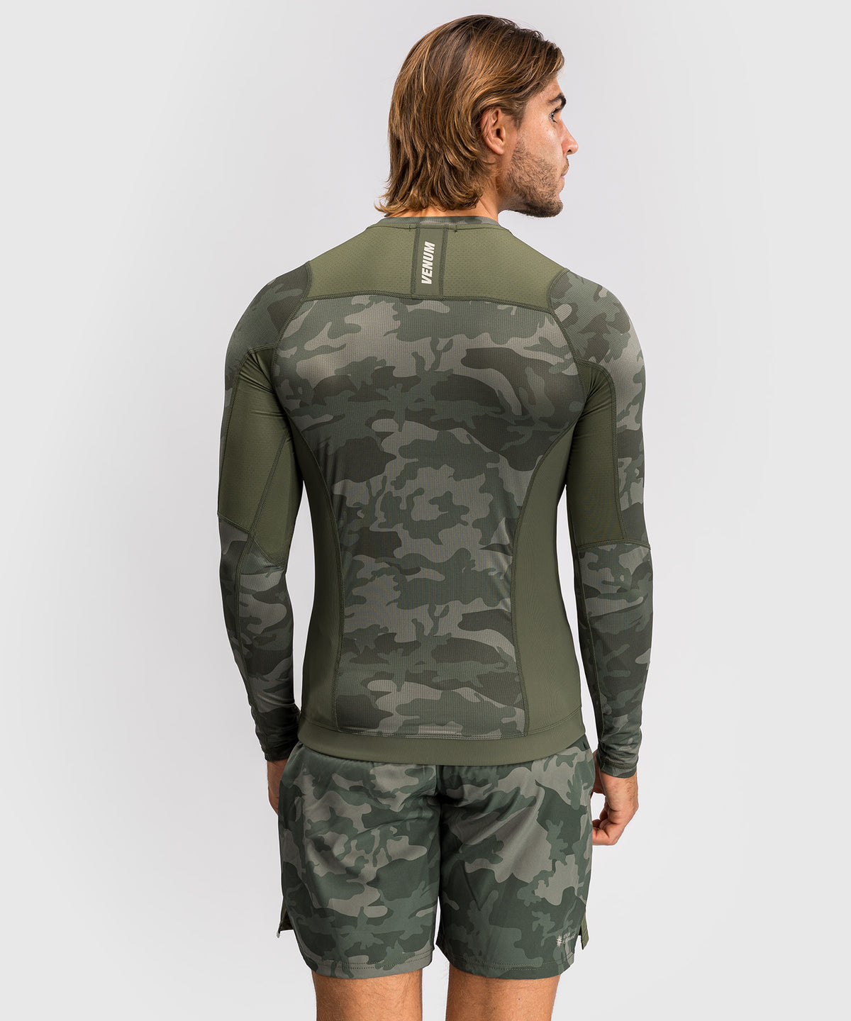 Venum G-Fit Air Herren Langarm Rashguard - Armee Camouflage