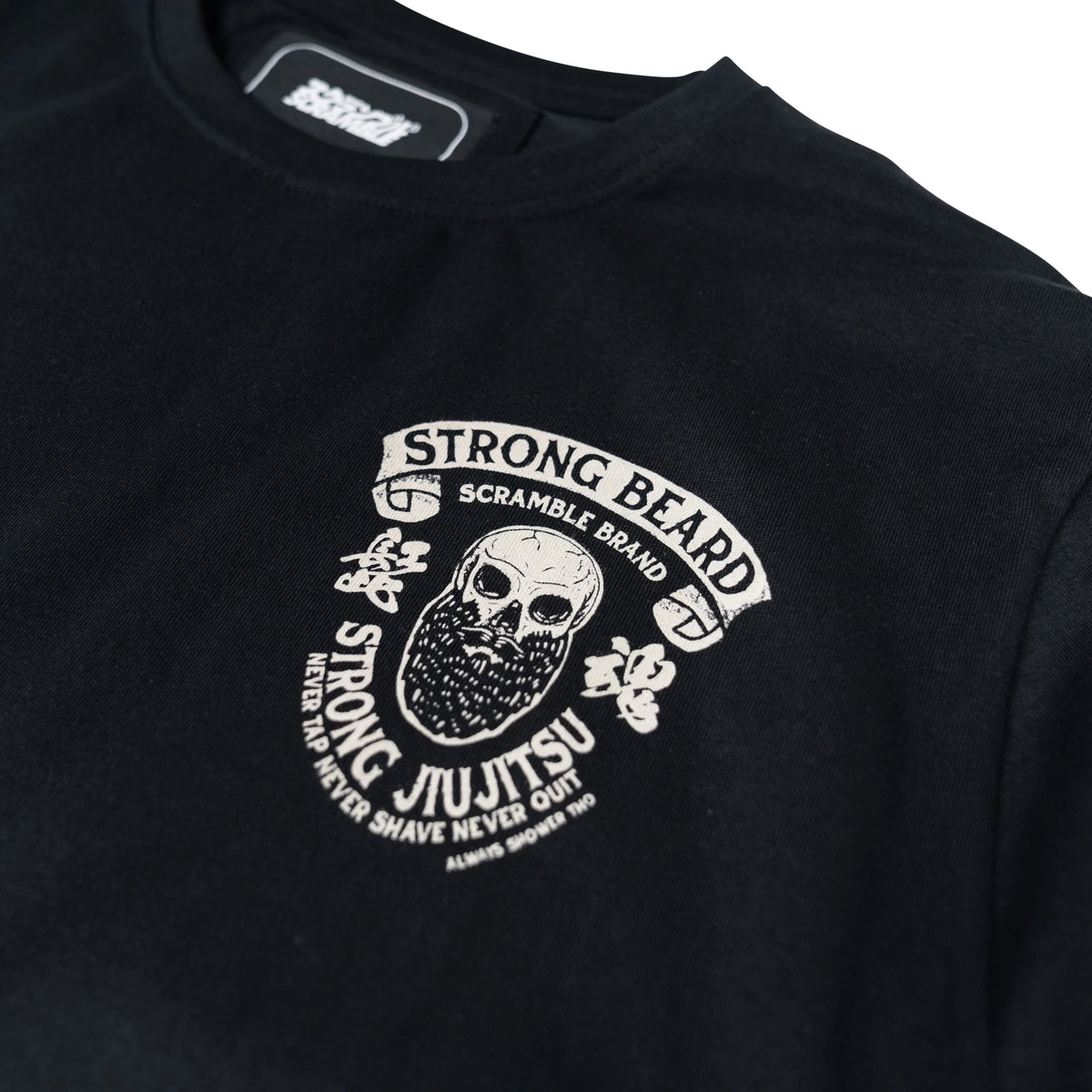 Scramble Strong Beard T-shirt - Nero