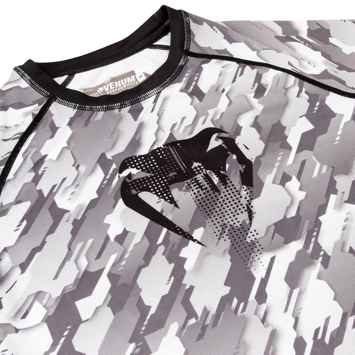 Venum Tecmo Rashguard - Short Sleeves - Grey