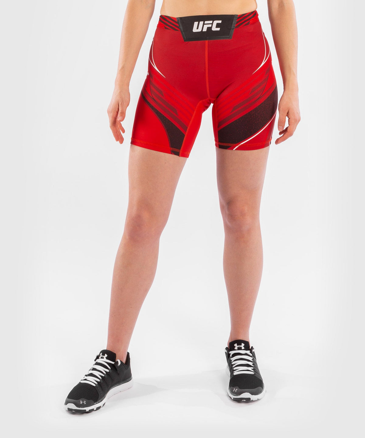 Short de compression pour Femmes UFC Venum Authentic Fight Night - Coupe Longue - Rouge