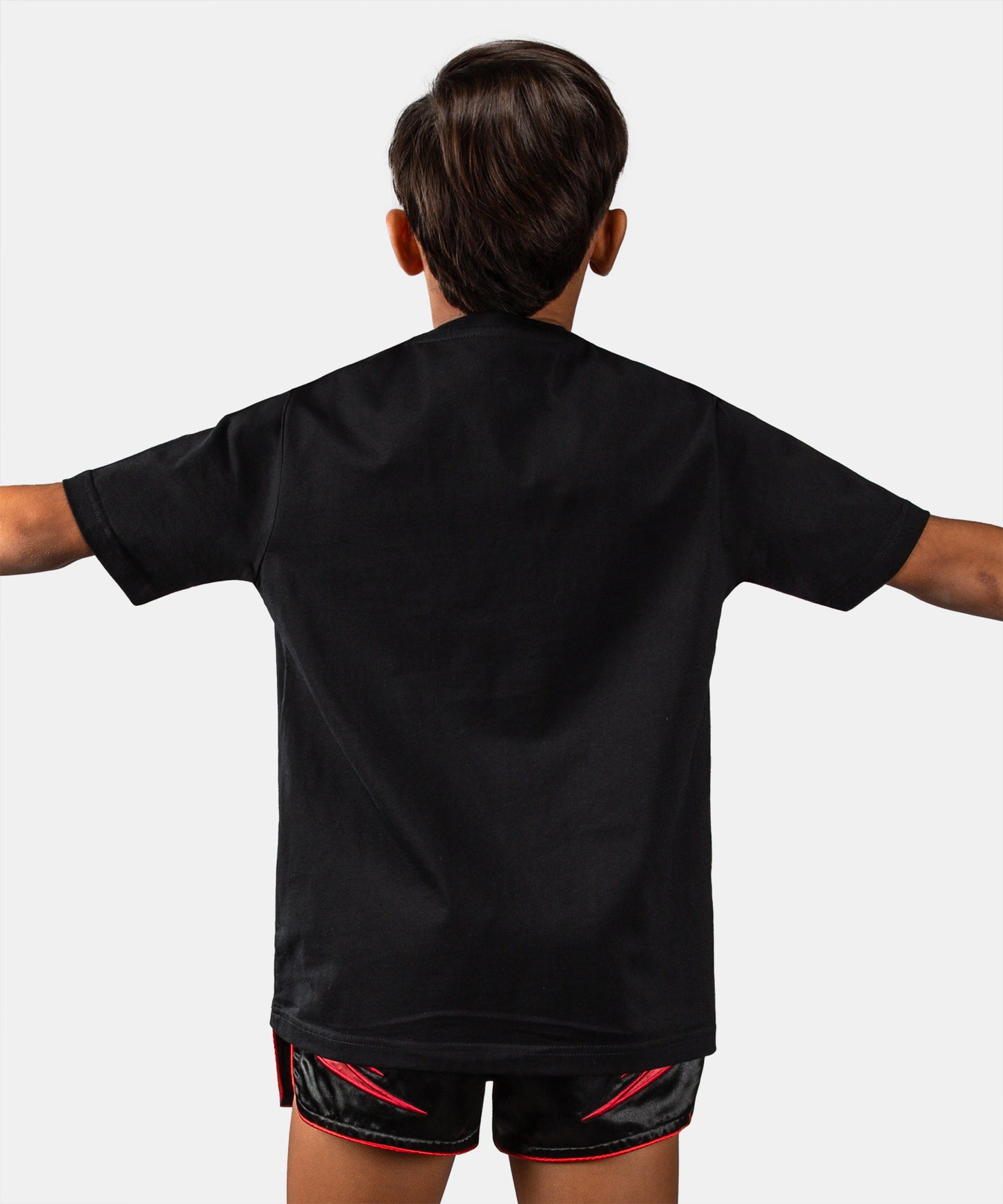 Venum Attack Kids Cotton T-Shirt - Black/Red