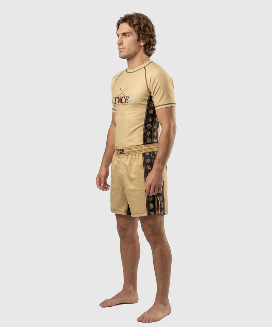 TYCE CULTURE OF WAR Alexander der Große Grappling-Rashguard - Gold