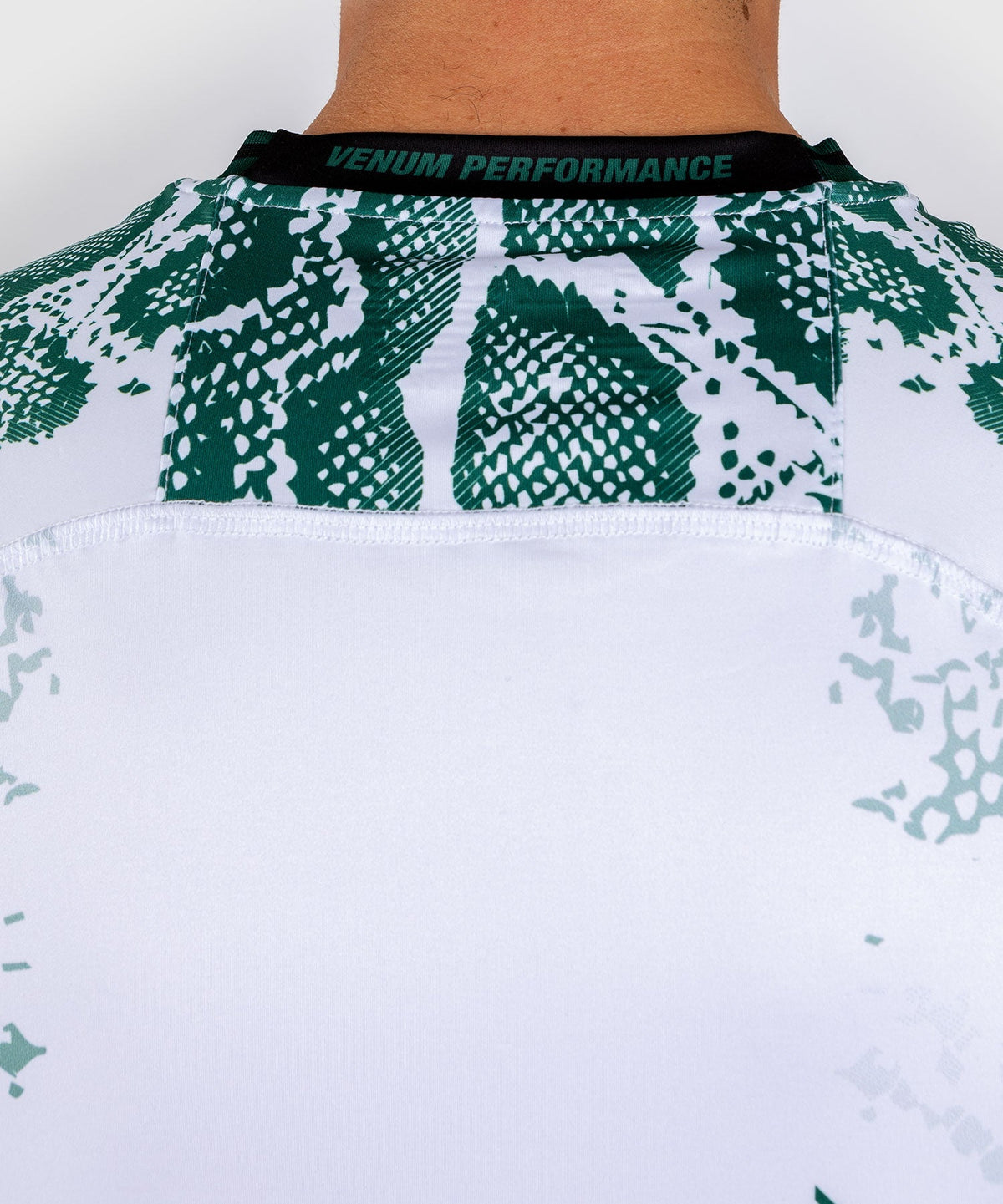 T-shirt Technique pour Hommes UFC Adrenaline by Venum Authentic Fight Night - Emerald Edition - Blanc/Vert