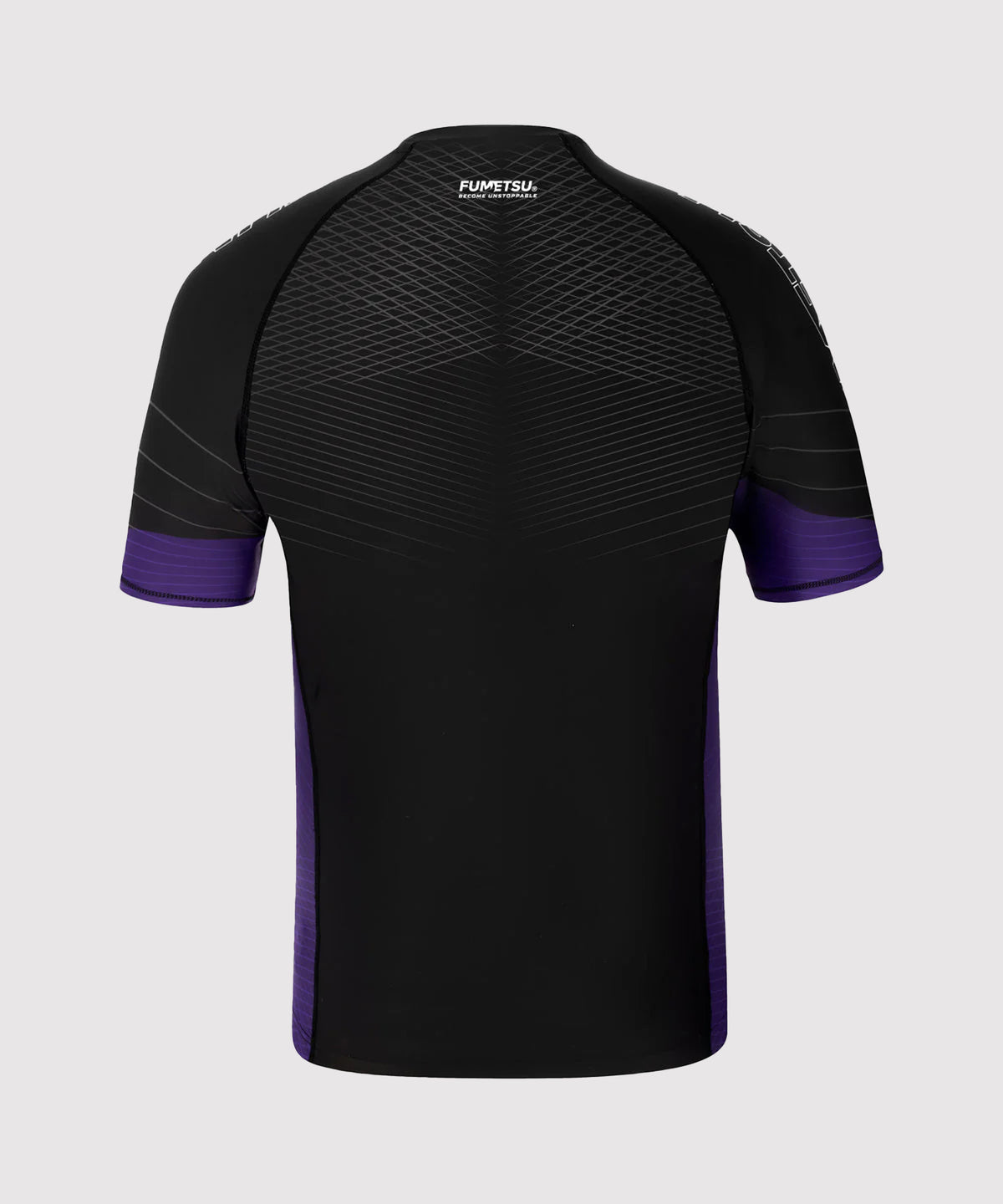 Fumetsu Competitor Mk2 Rashguard de Manga Corta - Negro/Violeta