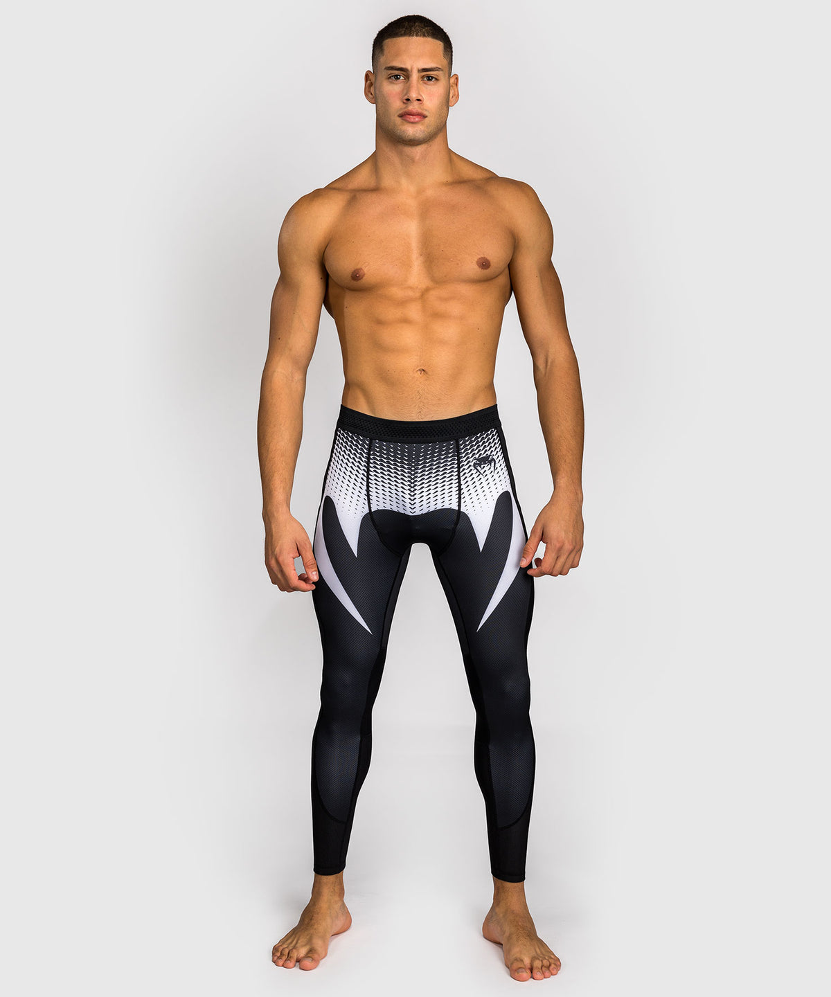 Venum No Gi Spats - Black/White