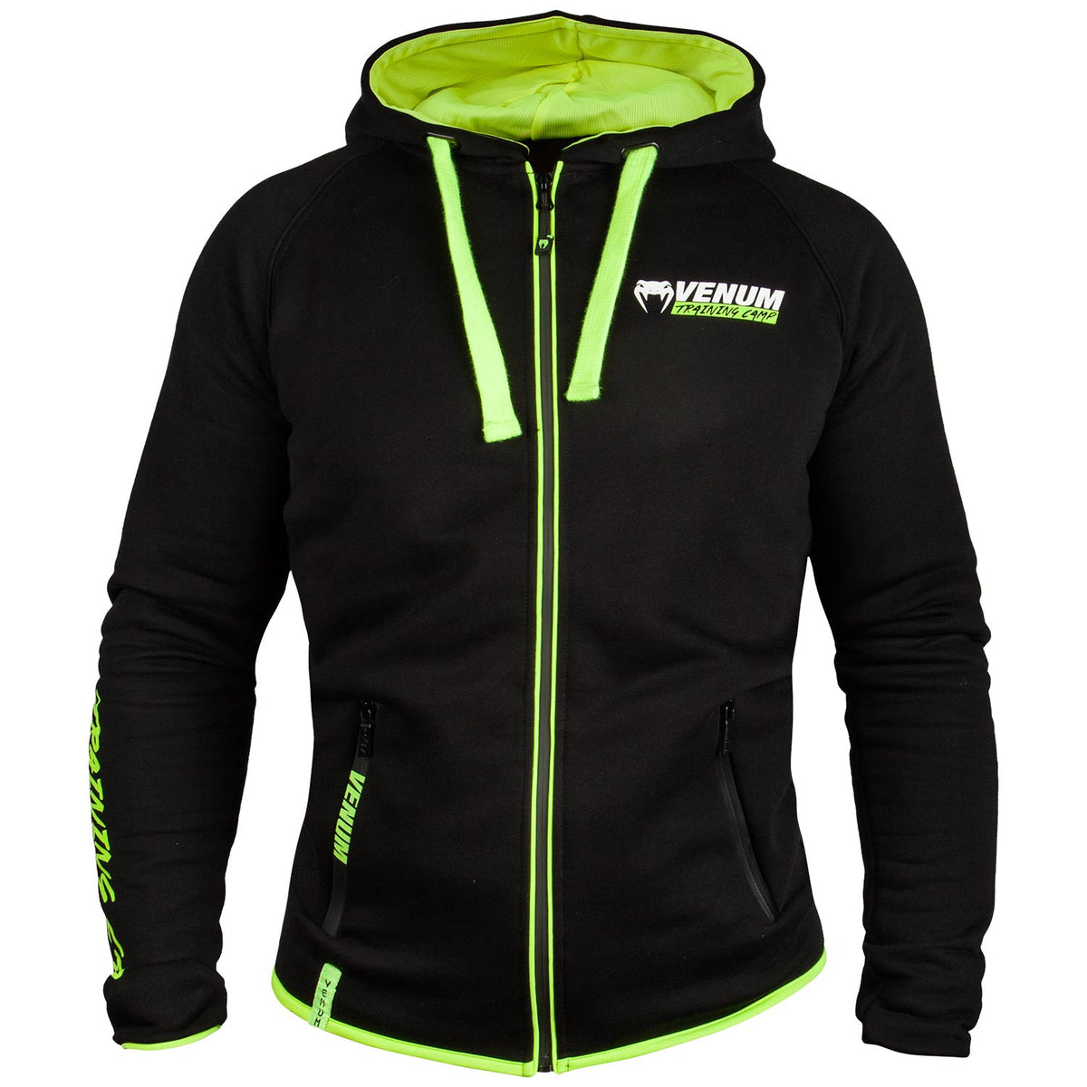 Sweatshirt Venum Training Camp - Noir/Jaune Fluo