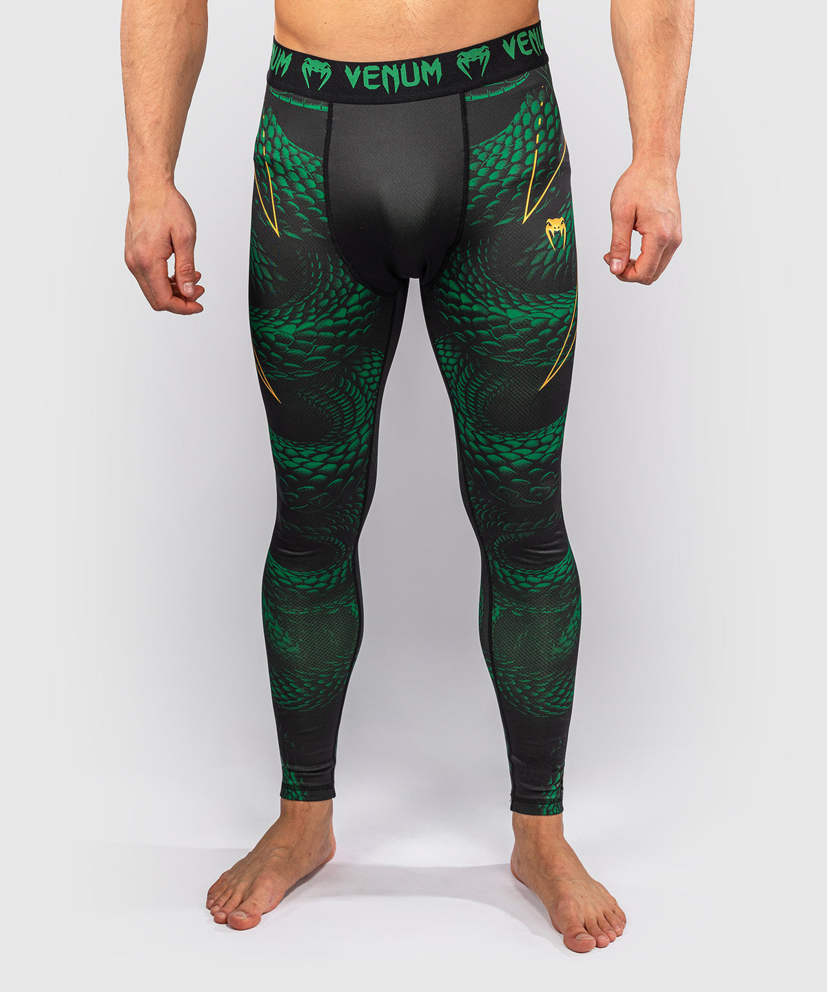 Venum Matupa Spats - Black/Green/Gold