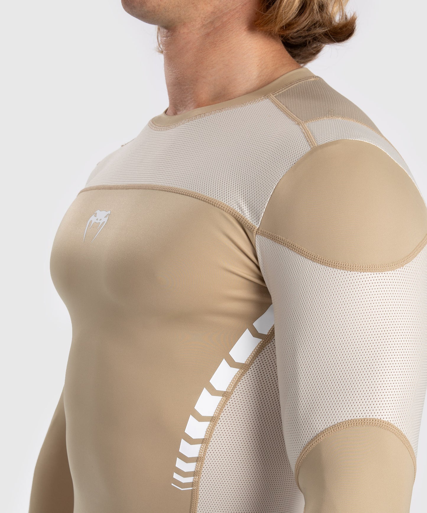 Venum Tempest Rashguard De Manga Larga para Hombre - Beige/Arena