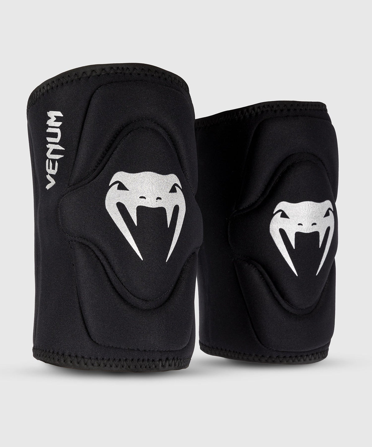 Venum Gel Kontact Knieschoner - Schwarz/Silber
