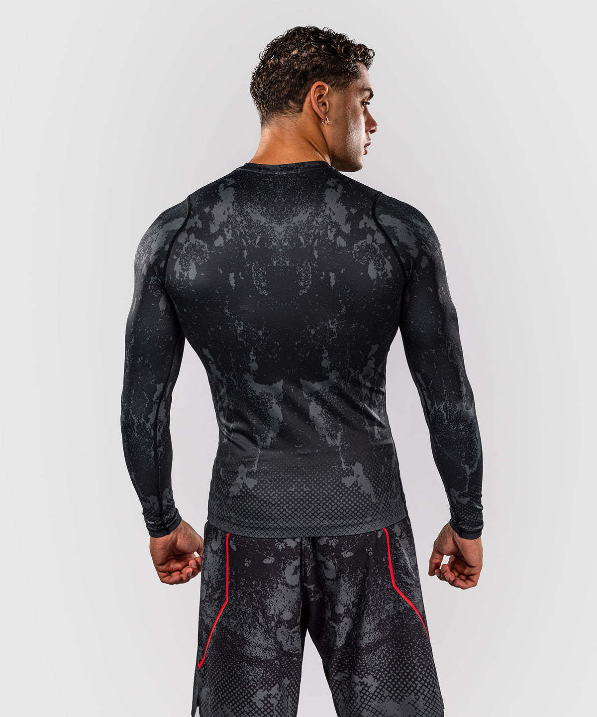 Rashguard à manches longues Venum x Batman - Noir/Gris/Rouge