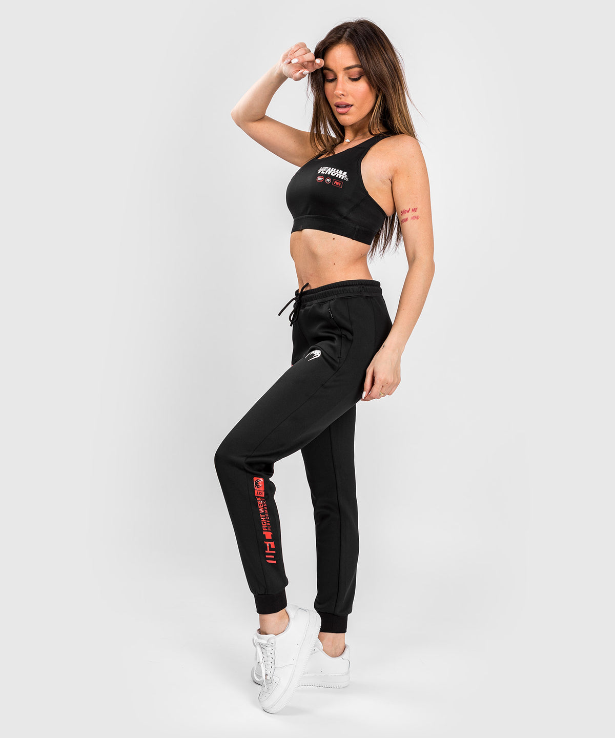 UFC Adrenaline by Venum Fight Week Performance-Jogginghose für Frauen - Schwarz